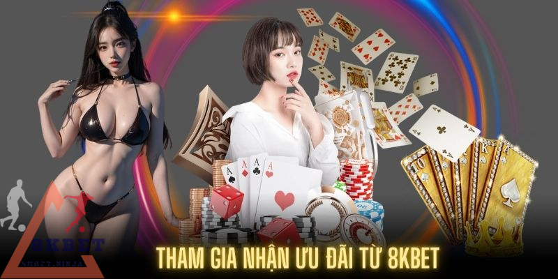 Hàng chục chương trình ưu đãi khi chơi Xì dách tại 8KBET